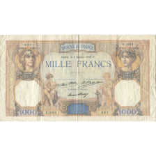 France, 1000 Francs, Cérès et Mercure, 1930, 1930-10-02, VF(20-25)