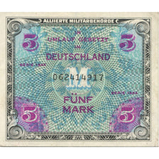 Banknote, Germany, 5 Mark, 1944, 1944, KM:193a, AU(55-58)