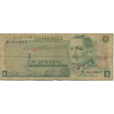 Nota, Guatemala, 1 Quetzal, 1982, 1982-01-06, KM:59c, VF(20-25)
