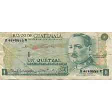 Banknote, Guatemala, 1 Quetzal, 1982, 1982-01-06, KM:59c, VF(30-35)