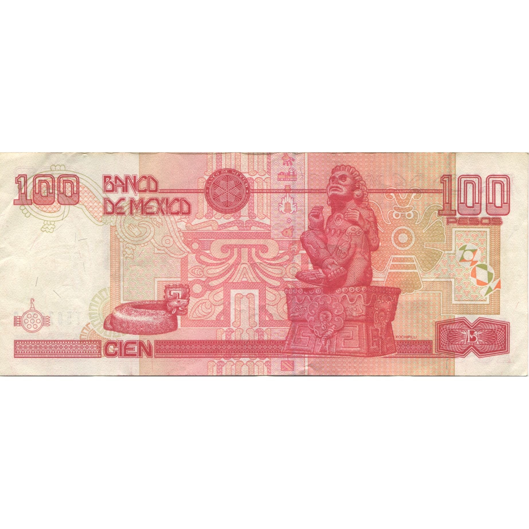 Banknote, Mexico, 100 Pesos, 1996, 1996-05-10, KM:108b, AU(55-58)