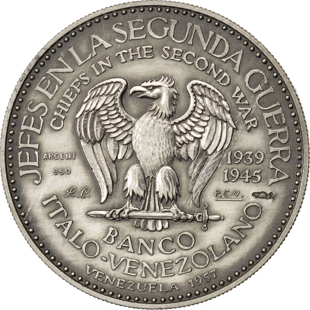 FRANCE, History, French Fifth Republic, Medal, MS(60-62), Silver, 30, 15.00