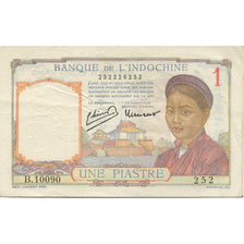 Banknote, FRENCH INDO-CHINA, 1 Piastre, KM:54e, UNC(63)