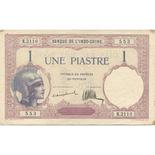 Banknote, FRENCH INDO-CHINA, 1 Piastre, KM:48a, AU(50-53)