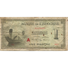 Banknote, FRENCH INDO-CHINA, 1 Piastre, KM:76b, VF(20-25)