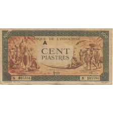 Banknote, FRENCH INDO-CHINA, 100 Piastres, KM:73, EF(40-45)