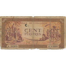 Banknote, FRENCH INDO-CHINA, 100 Piastres, KM:66, VG(8-10)