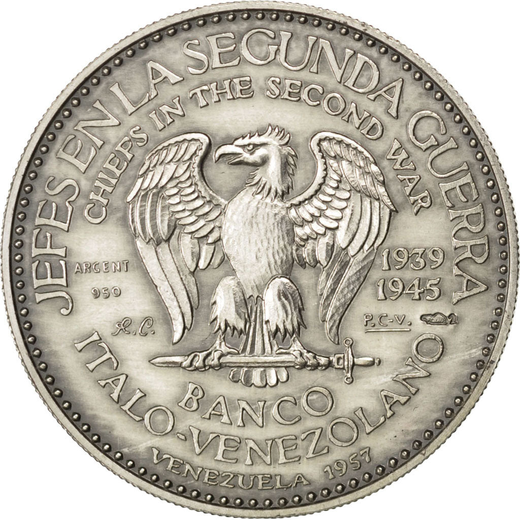 FRANCE, History, French Fifth Republic, Medal, MS(60-62), Silver, 30, 17.70