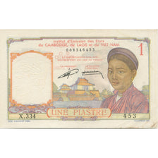 Banknote, FRENCH INDO-CHINA, 1 Piastre, KM:92, AU(55-58)