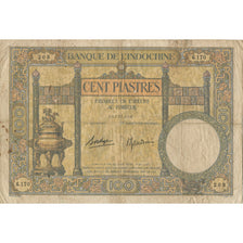 Banknote, FRENCH INDO-CHINA, 100 Piastres, KM:51c, VF(20-25)