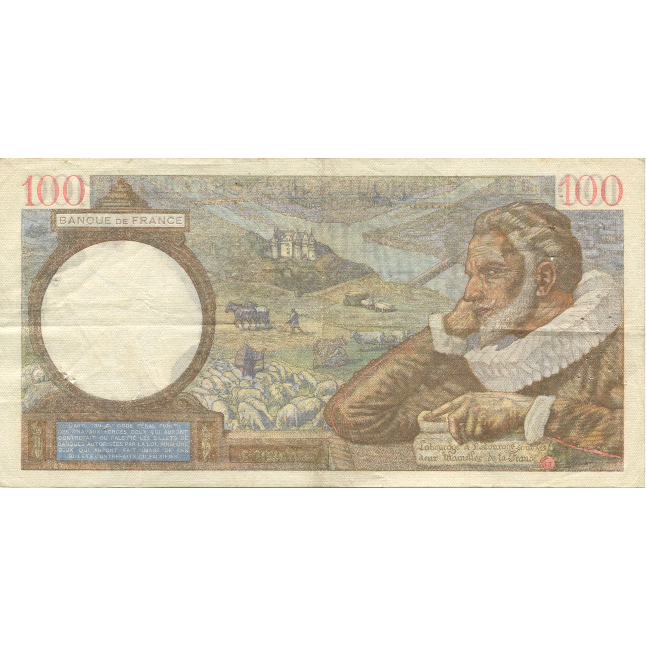 Francia, 100 Francs, Sully, 1941, 1941-12-18, BB, Fayette:26.63, KM:94