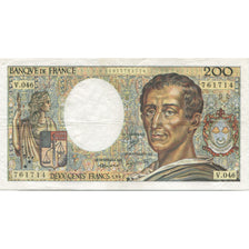Frankreich, 200 Francs, Montesquieu, 1987, 1987, SS+, Fayette:70.7, KM:155b