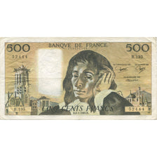 Frankreich, 500 Francs, Pascal, 1981, 1981-01-08, SS, Fayette:71.23, KM:156e