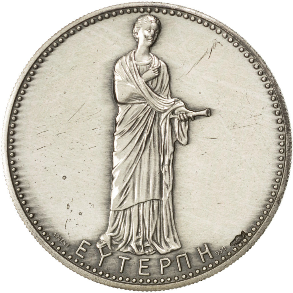FRANCE, Arts & Culture, French Fifth Republic, Medal, MS(60-62), Silver, 30,...