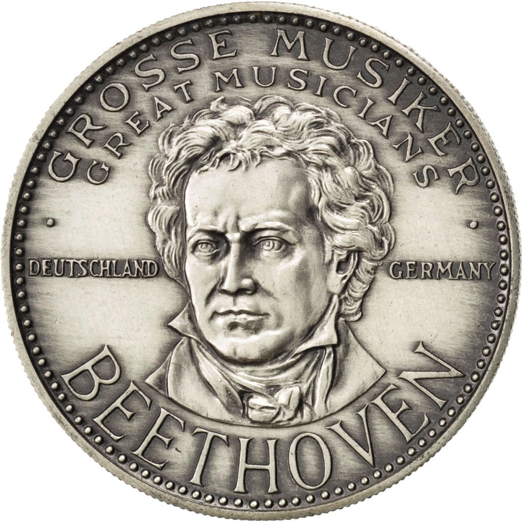 FRANCE, Arts & Culture, French Fifth Republic, Medal, MS(60-62), Silver, 30,...