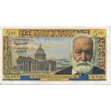 France, 5 Nouveaux Francs, Victor Hugo, 1964, 1964-10-01, SUP, Fayette:56.16