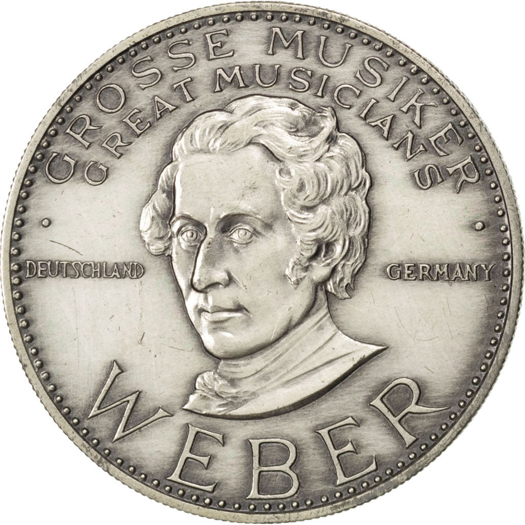 FRANCE, Arts & Culture, French Fifth Republic, Medal, MS(60-62), Silver, 30,...
