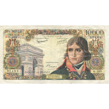 France, 10,000 Francs, Bonaparte, 1957, 1957-11-07, EF(40-45), Fayette:51.10