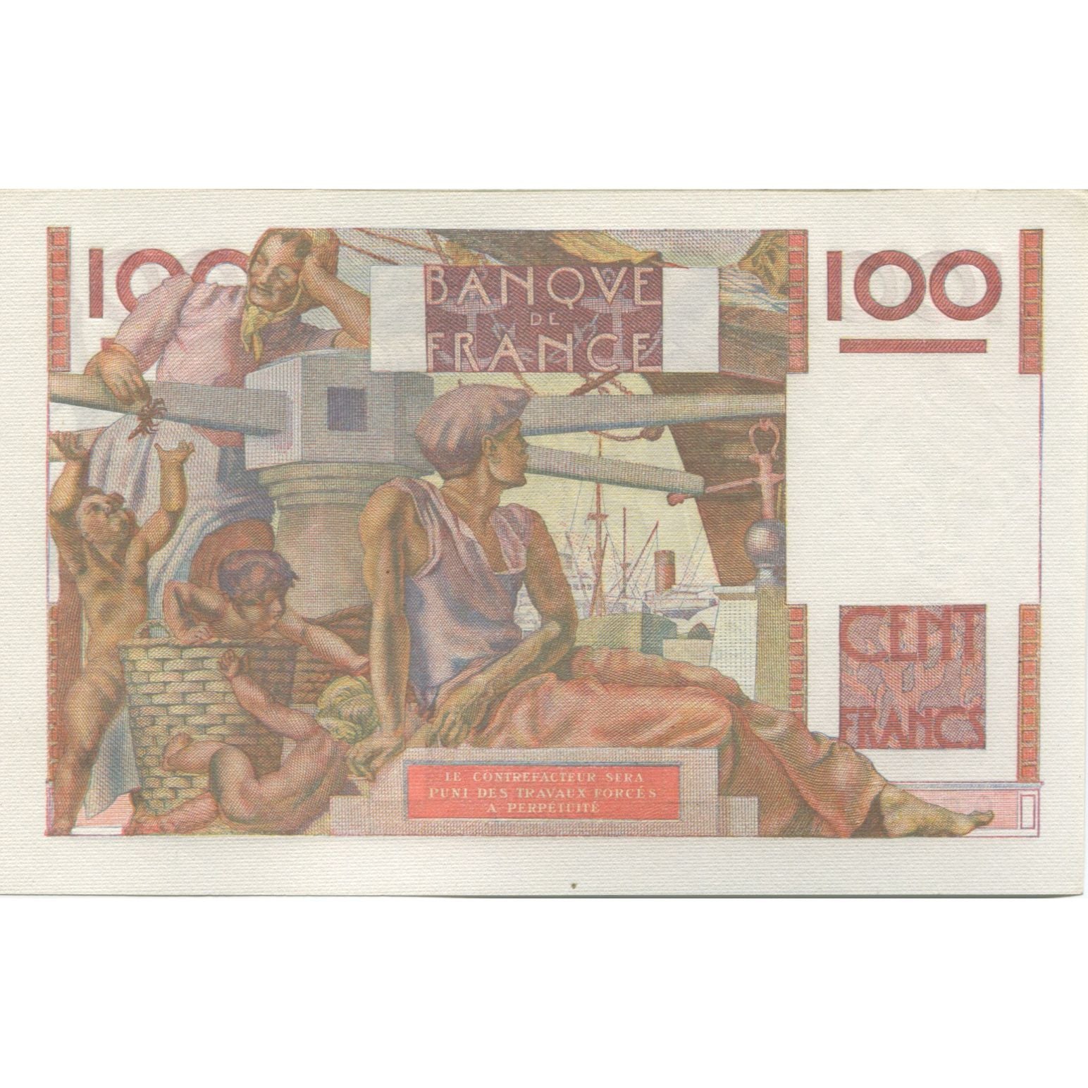Frankreich, 100 Francs, Jeune Paysan, 1949, 1949-02-17, UNZ, Fayette:28.22