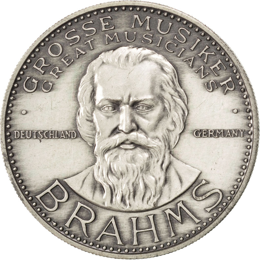 FRANCE, Arts & Culture, French Fifth Republic, Medal, MS(60-62), Silver, 30,...