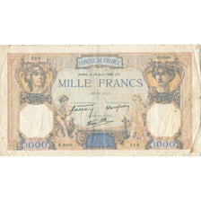 France, 1000 Francs, Cérès et Mercure, 1940, 1940-04-18, VF(30-35)
