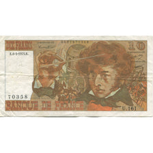 France, 10 Francs, Berlioz, 1975, 1975-03-06, TTB+, Fayette:63.9, KM:150b
