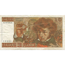 Francja, 10 Francs, Berlioz, 1974, 1974-10-03, EF(40-45), Fayette:63.7b, KM:150a