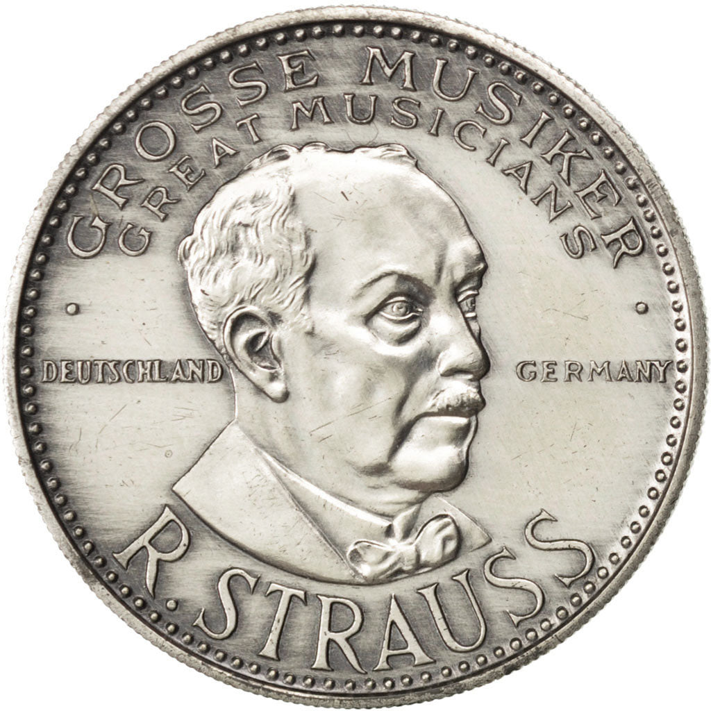 FRANCE, Arts & Culture, French Fifth Republic, Medal, MS(60-62), Silver, 30,...