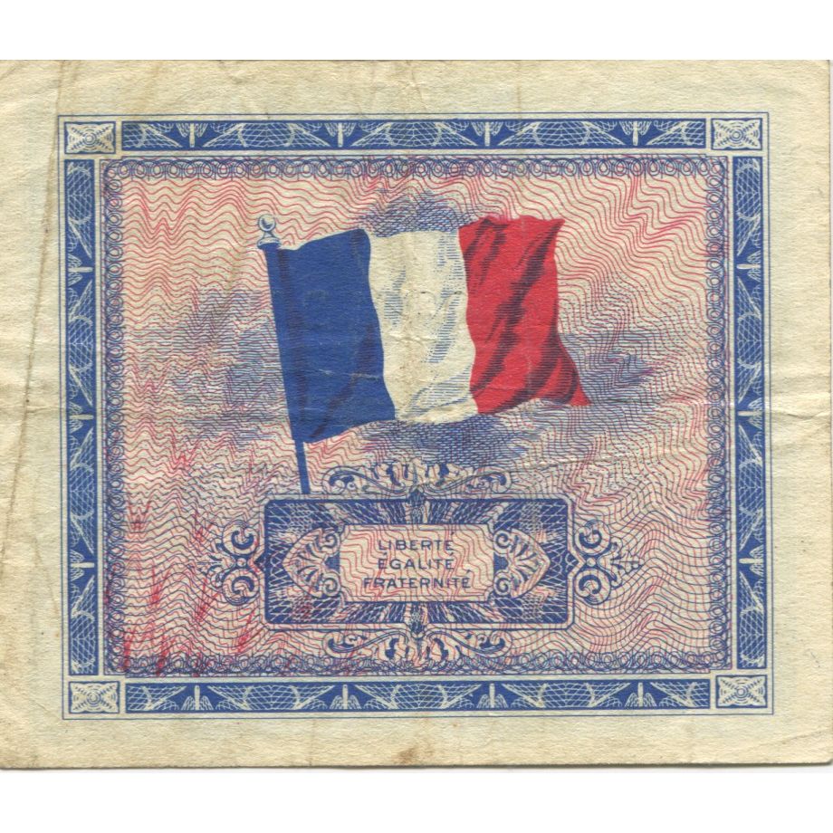 France, 5 Francs, Drapeau/France, 1944, SERIE DE 1944, TTB, Fayette:VF17.1