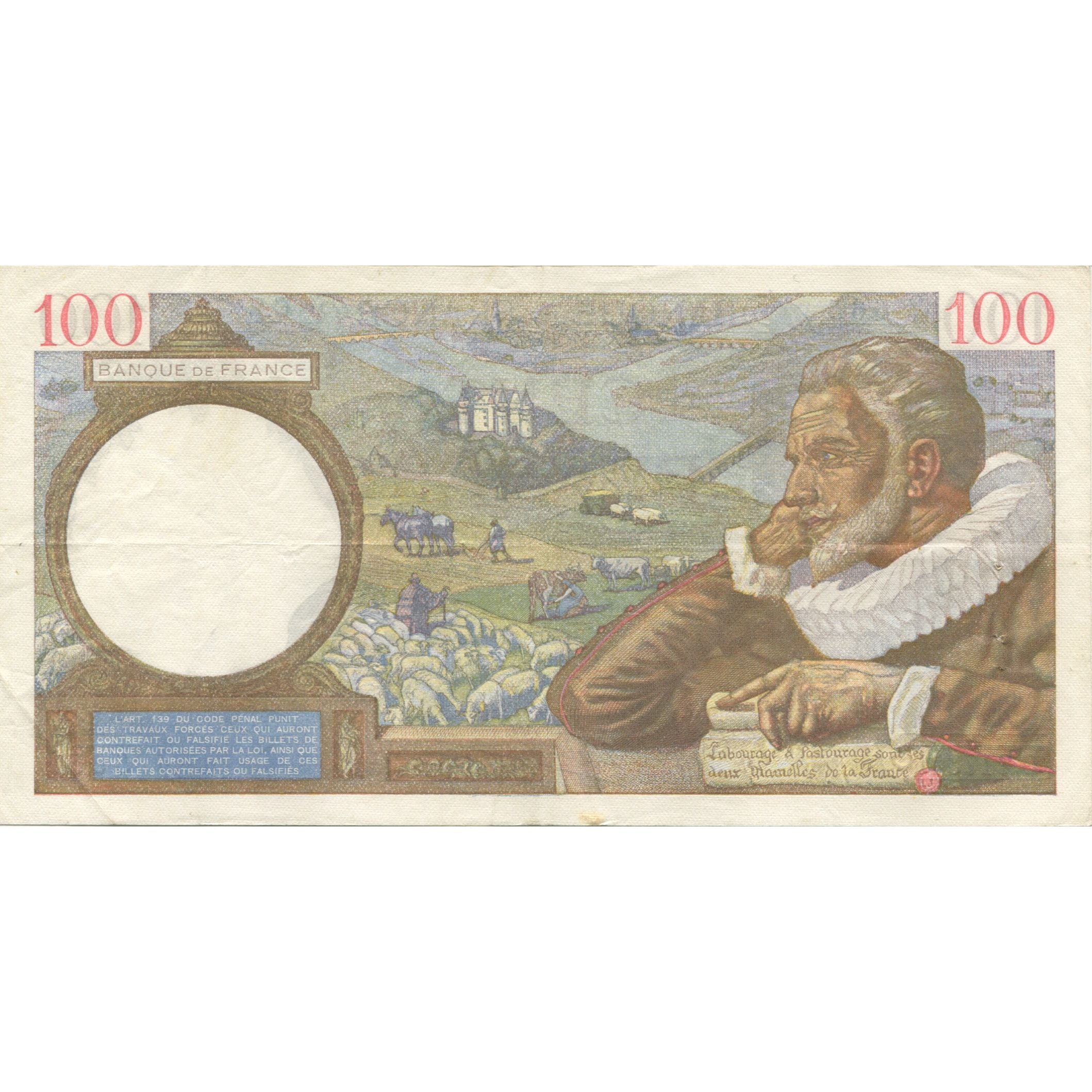 Francja, 100 Francs, Sully, 1941, 1941-05-21, AU(55-58), Fayette:26.52, KM:94