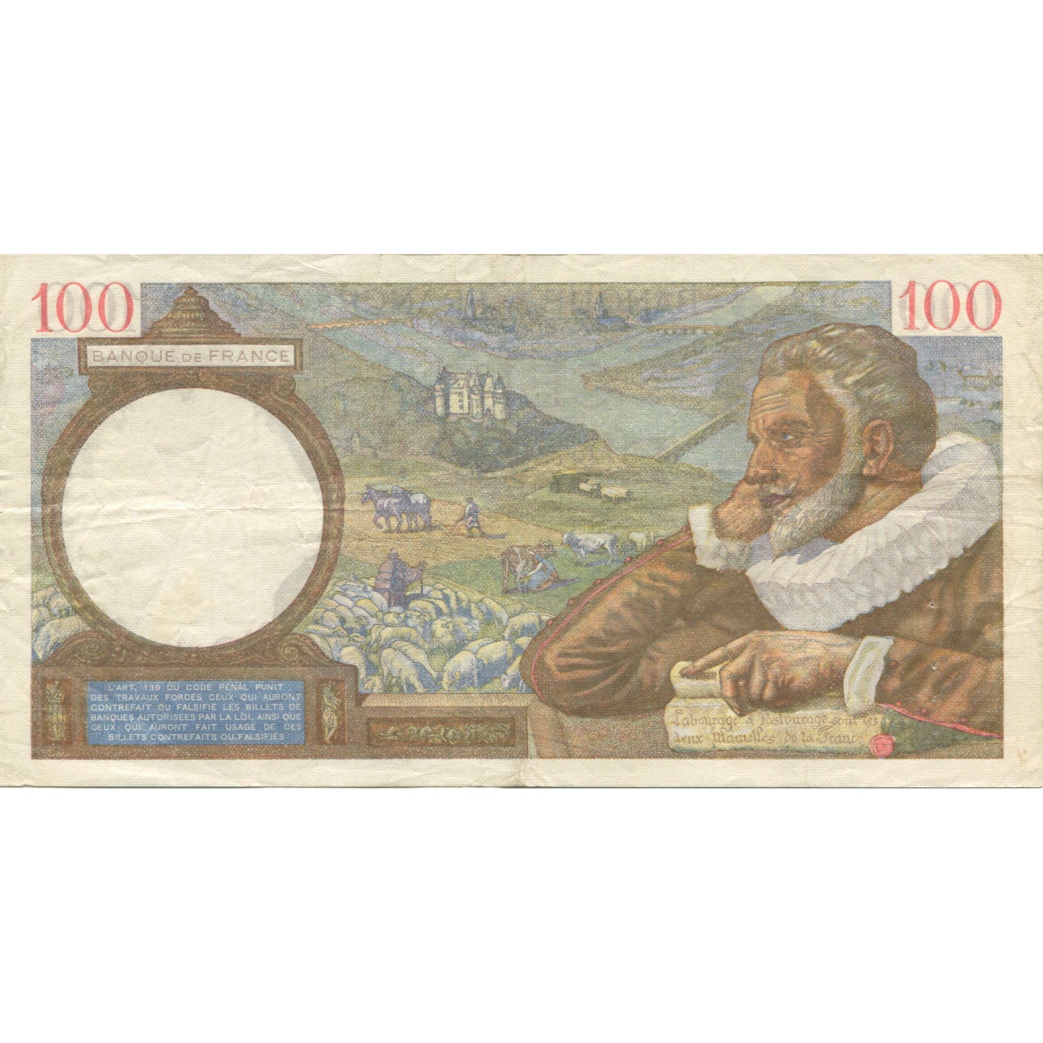 Francia, 100 Francs, Sully, 1940, 1940-10-24, SPL-, Fayette:26.39, KM:94