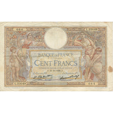 Frankreich, 100 Francs, Luc Olivier Merson, 1928, 1928-10-19, S+, Fayette:24.07