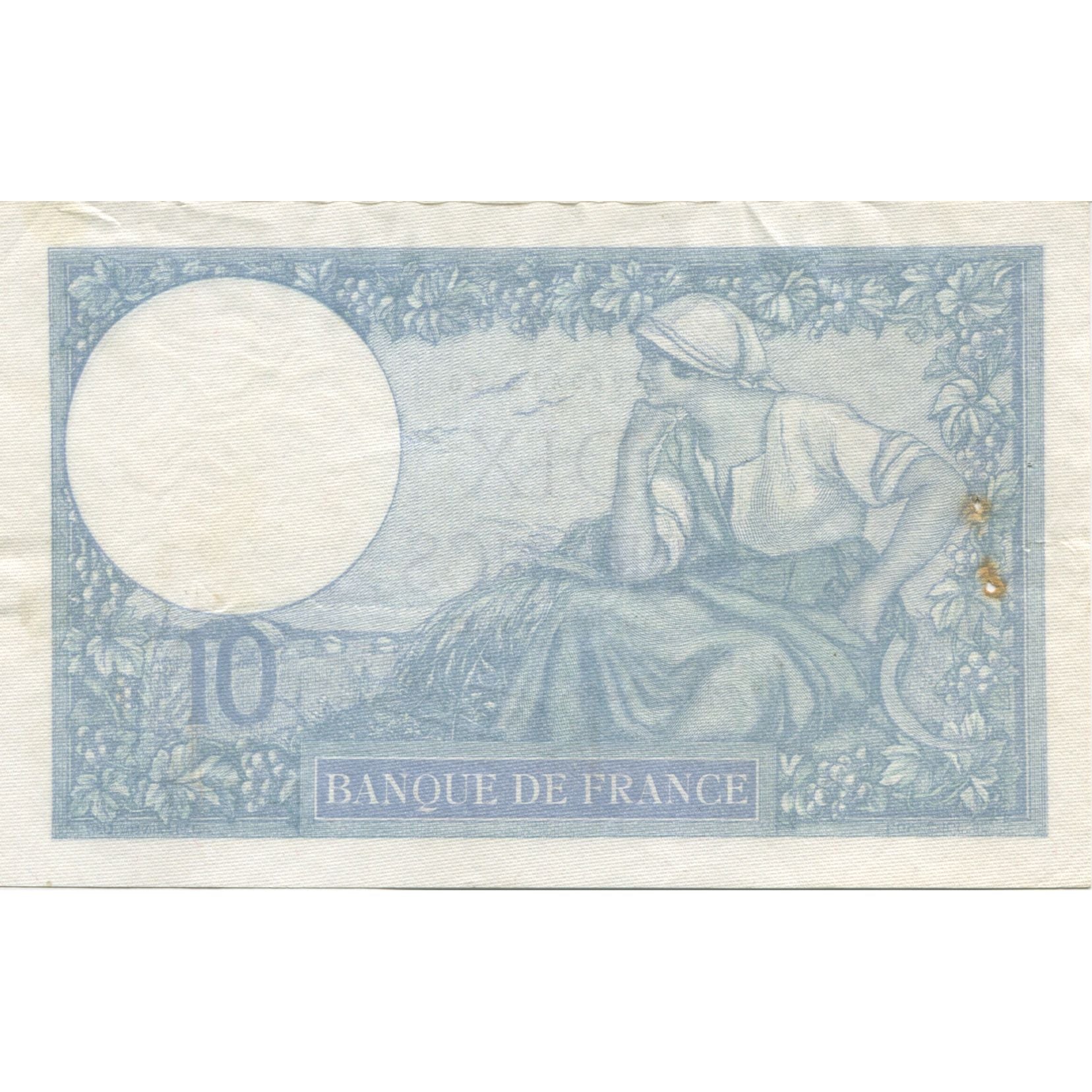 France, 10 Francs, Minerve, 1940, 1940-10-10, SUP+, Fayette:7.16, KM:84
