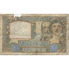 França, 20 Francs, Science et Travail, 1941, 1941-06-11, AG(1-3)