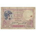 France, 5 Francs, Violet, 1931, 1931-10-29, TB, Fayette:3.15, KM:72d