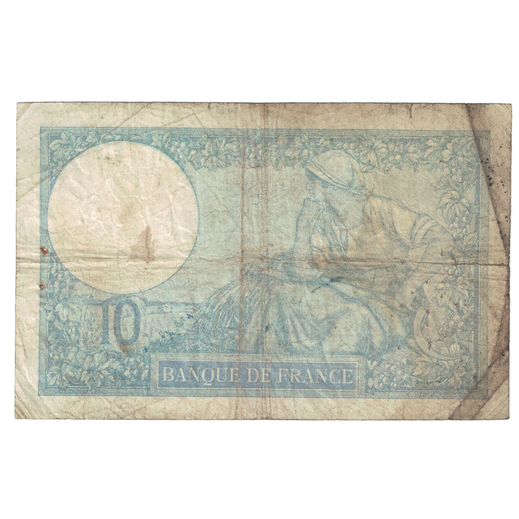 Francia, 10 Francs, Minerve, 1939, 1939-09-28, MB, Fayette:7.9, KM:84