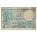 France, 10 Francs, Minerve, 1939, 1939-10-19, TB, Fayette:07.12, KM:84