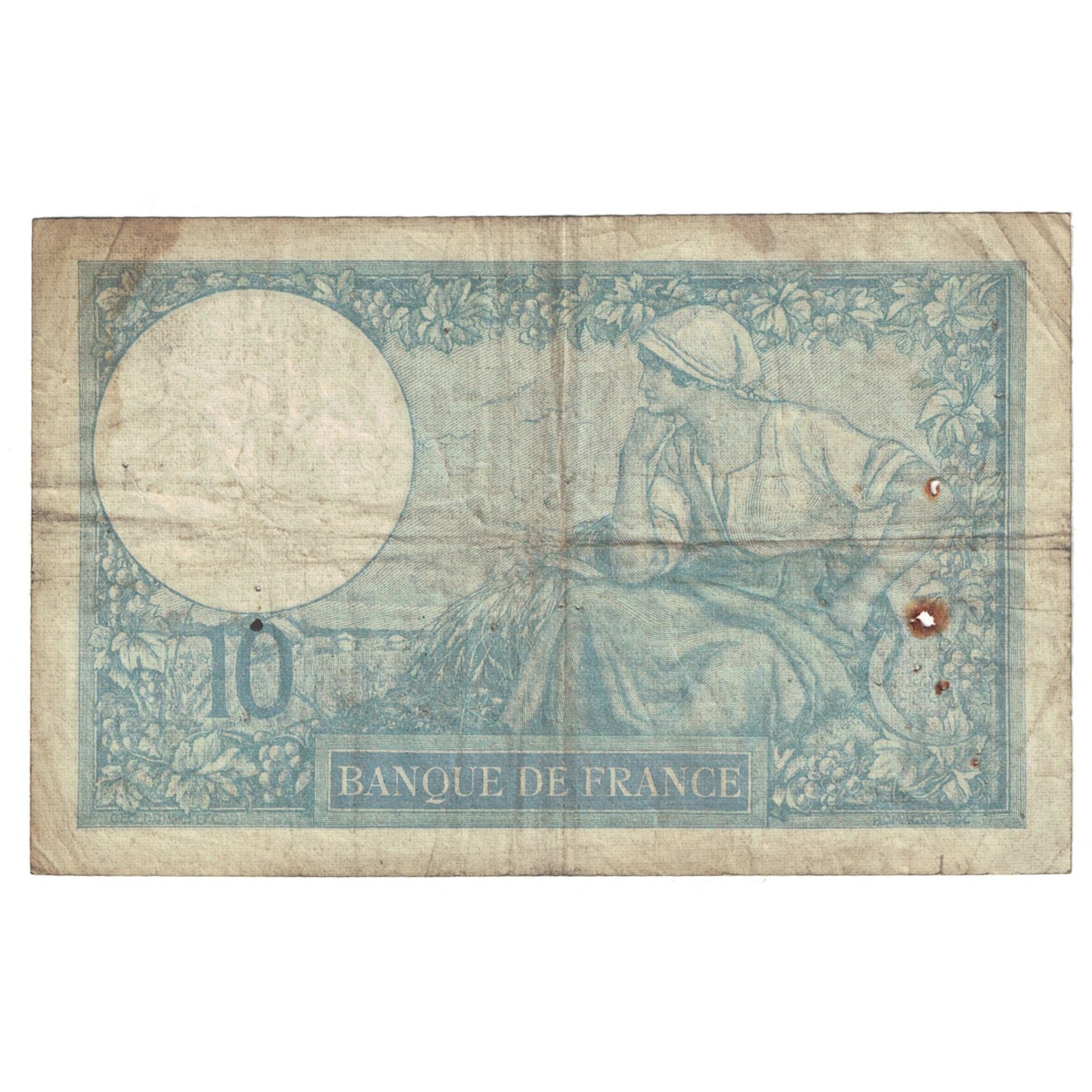 France, 10 Francs, Minerve, 1939, 1939-10-19, TB, Fayette:07.12, KM:84