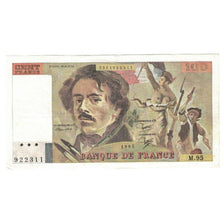 Francia, 100 Francs, Delacroix, 1985, BB+, Fayette:69.09, KM:154b