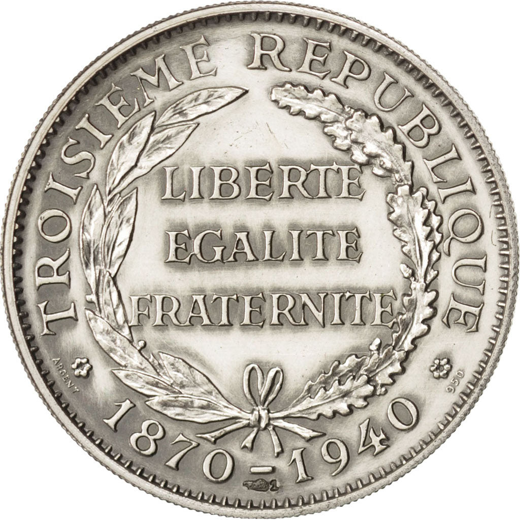 France, Medal, French Third Republic, History, MS(60-62), Silver