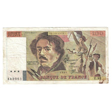 Francia, 100 Francs, Delacroix, 1985, BC, Fayette:69.09, KM:154b