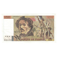 Frankreich, 100 Francs, Delacroix, 1983, SS+, Fayette:69.07, KM:154b