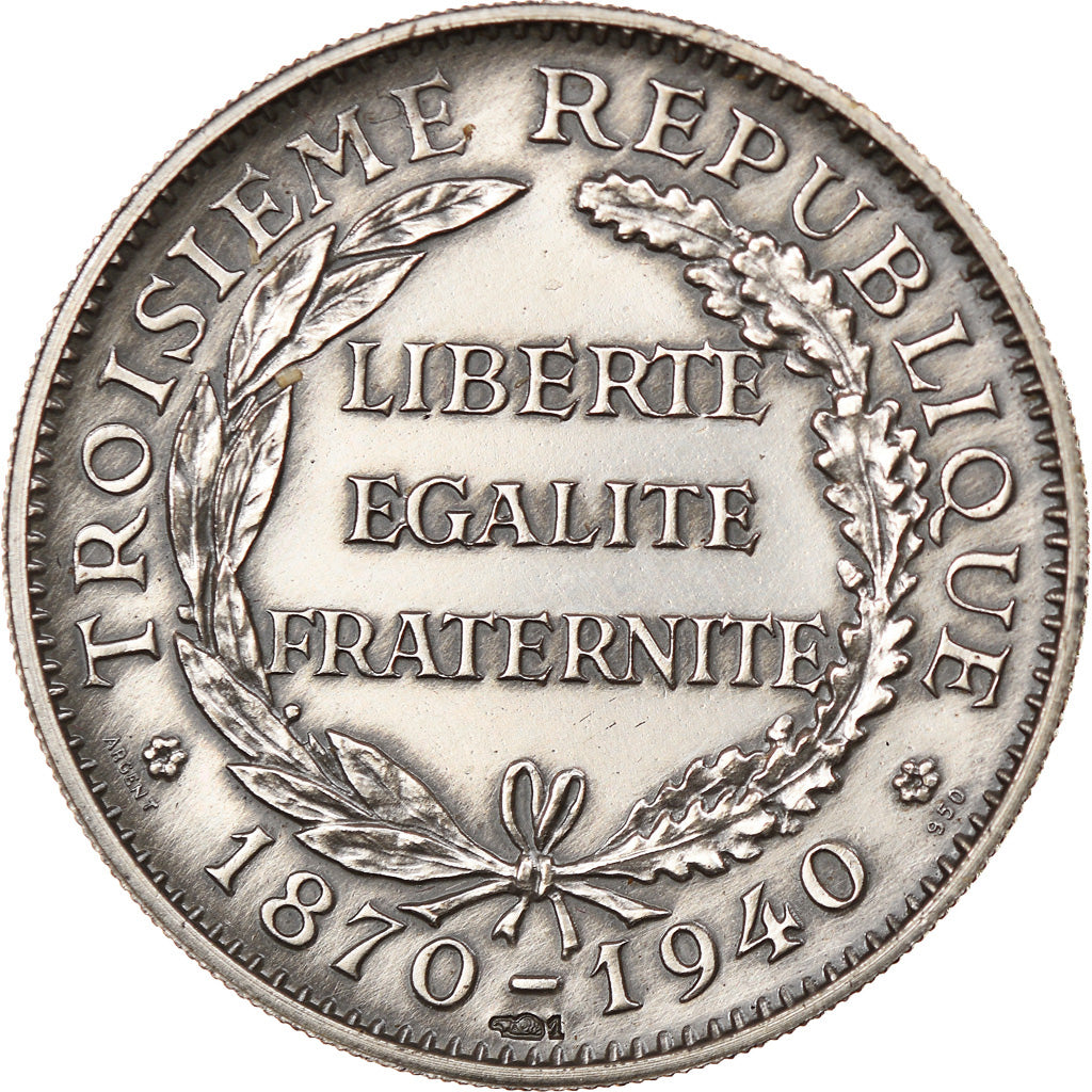 Francia, Medal, French Third Republic, History, SPL, Argento