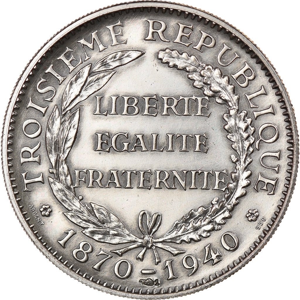 France, Medal, French Third Republic, History, MS(60-62), Silver