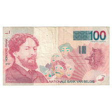 Nota, Bélgica, 100 Francs, KM:147, VF(30-35)
