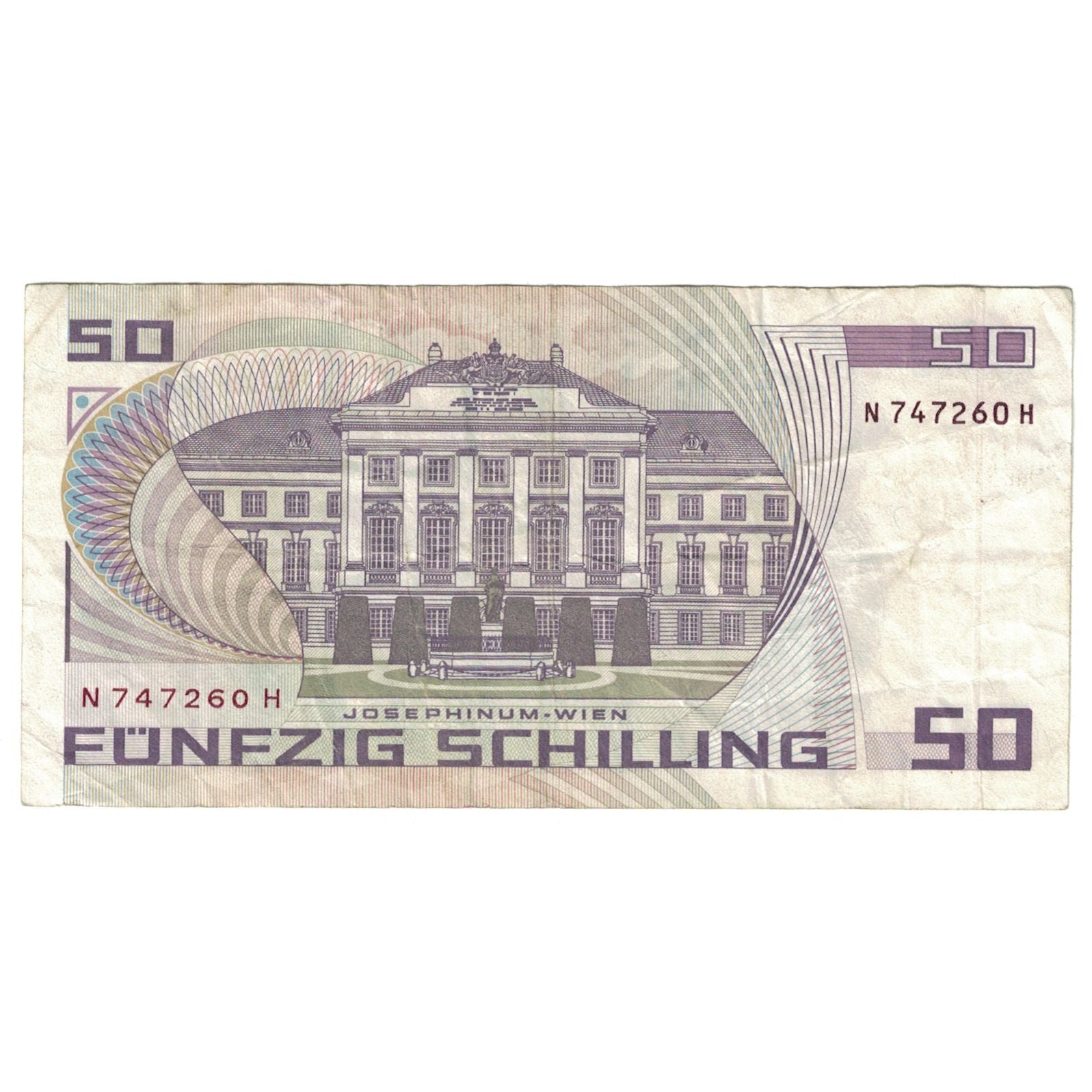 Banknote, Austria, 50 Schilling, 1986, 1986-01-02, KM:149, EF(40-45)
