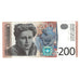 Geldschein, Jugoslawien, 200 Dinara, 2001, KM:157a, VZ+