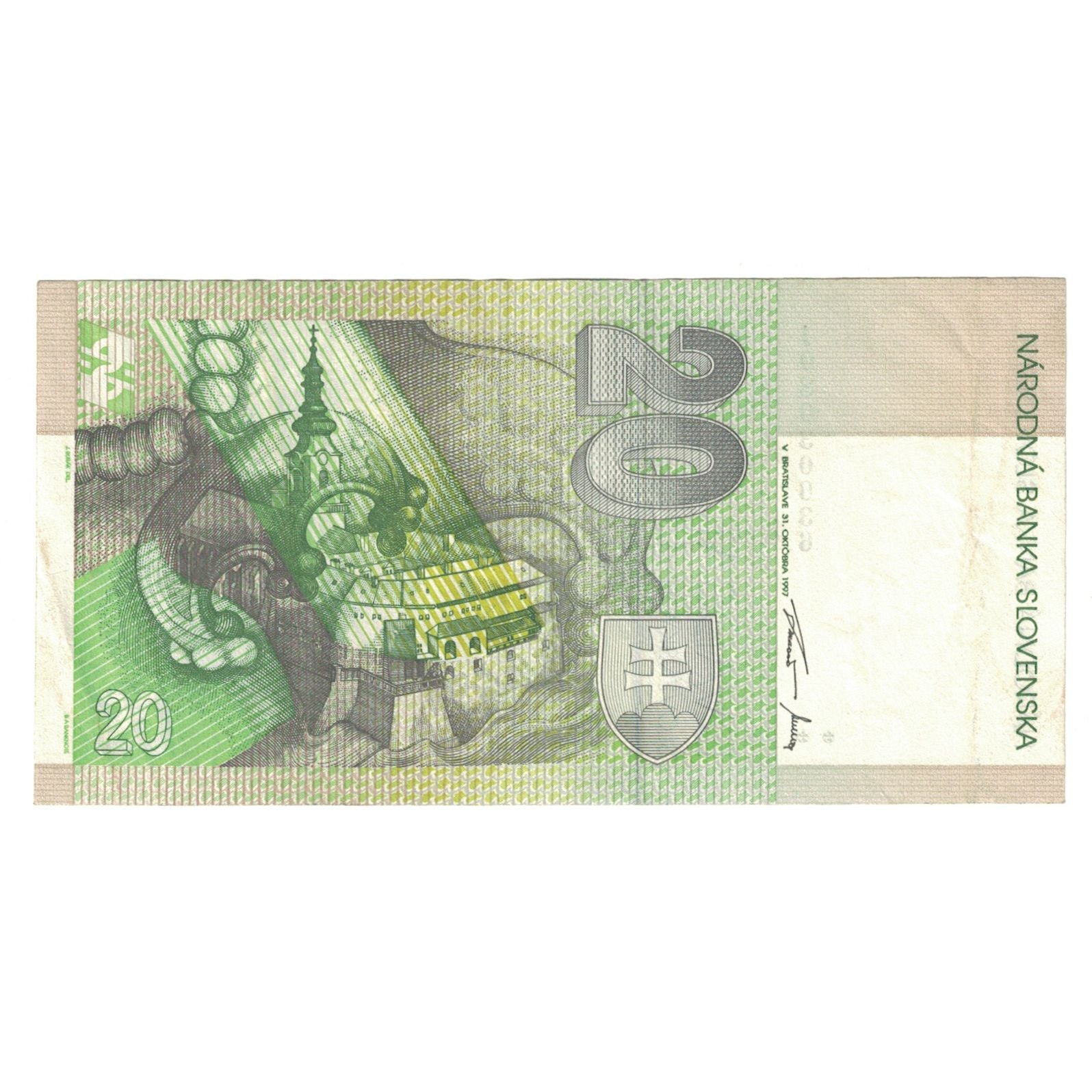 Banknote, Slovakia, 20 Korun, 1999, 1999-07-01, KM:20d, AU(55-58)