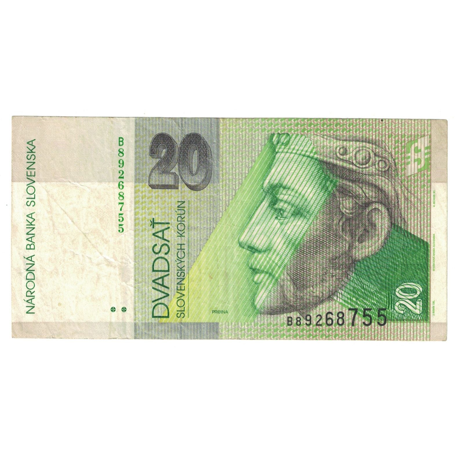 Banknote, Slovakia, 20 Korun, 1999, 1999-07-01, KM:20d, EF(40-45)
