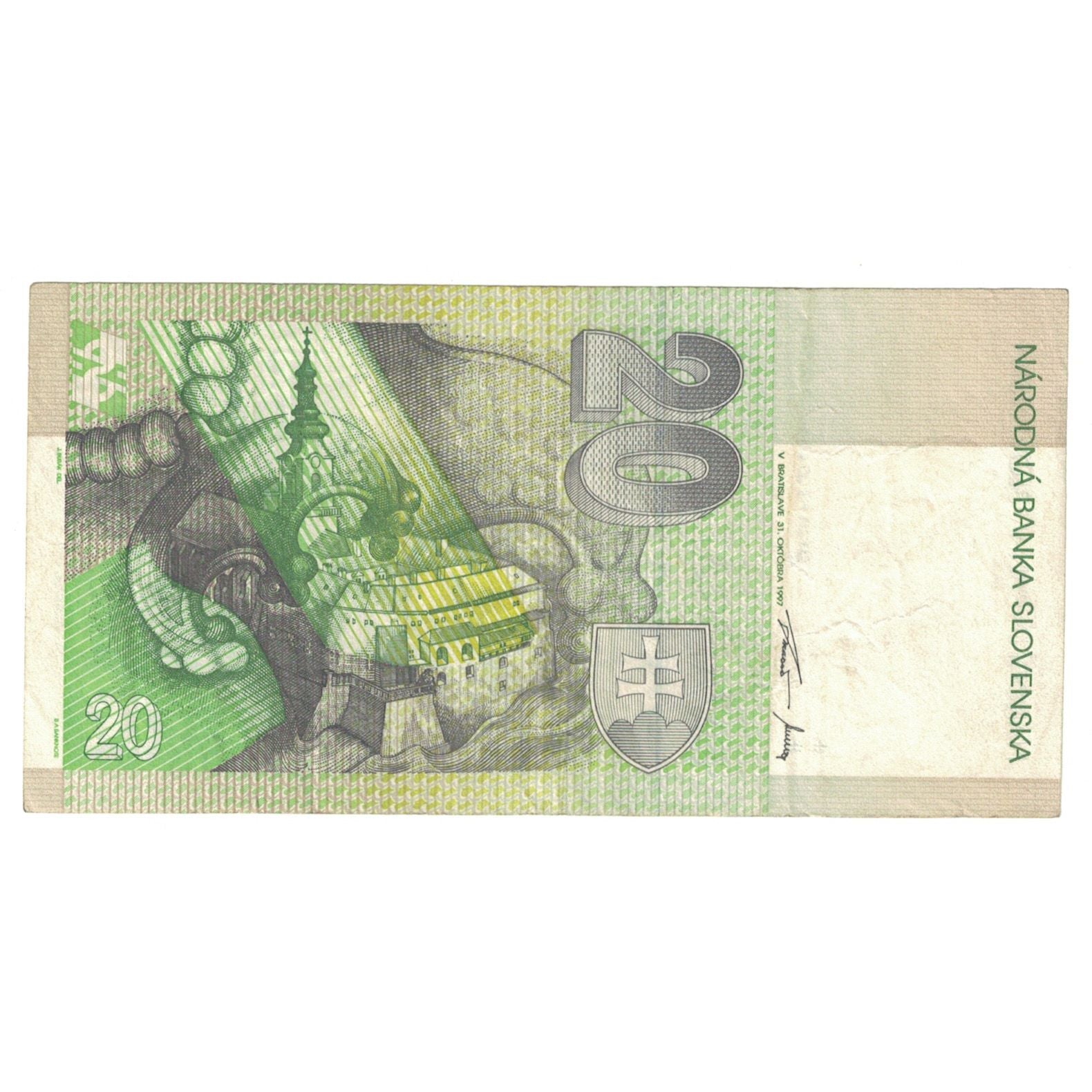 Banknote, Slovakia, 20 Korun, 1999, 1999-07-01, KM:20d, EF(40-45)